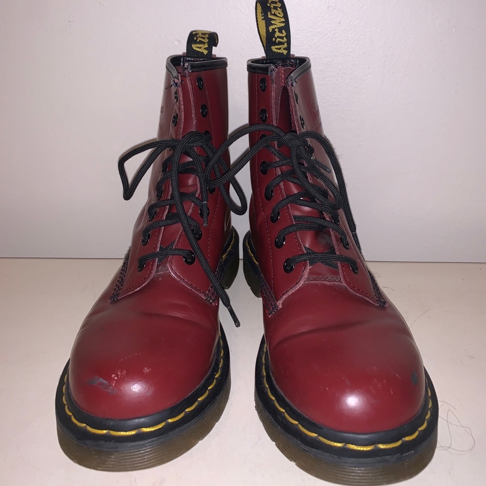 Burgundy Doc Martens